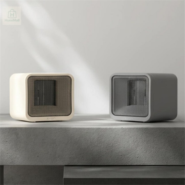 new 자이온 미니 전기온풍기 탁상용 PTC세라믹 저전력저소음 가정용저소음온풍기