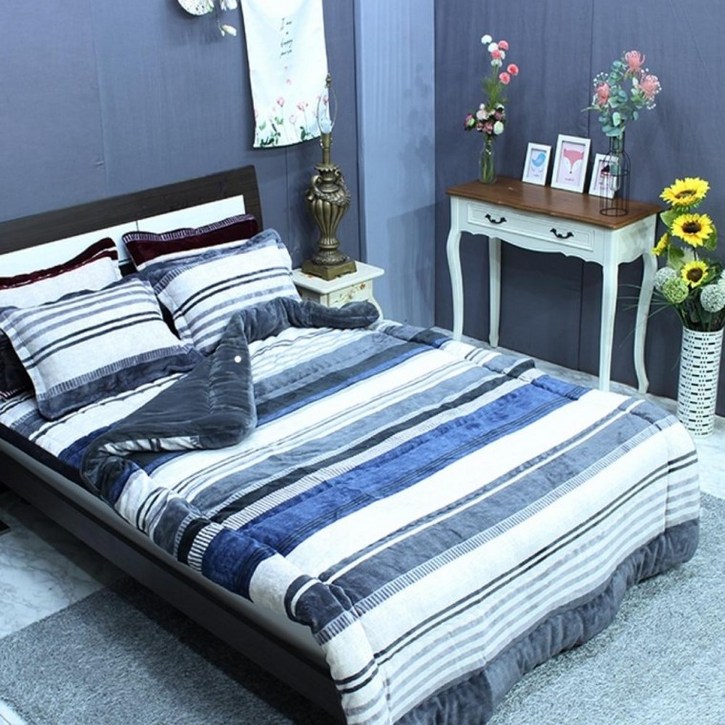 국산 밍크극세사이불 극세사차렵이불 밍크담요 따듯한 겨울이불