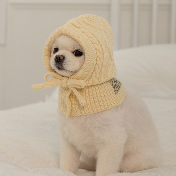 베일리펫 강아지 모자 겨울 귀마개 귀도리 바라클라바