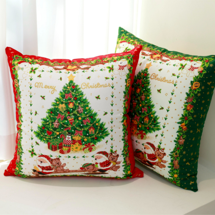 크리스마스쿠션 50쿠션 5종 국내생산 쿠션커버 쇼파쿠션 소파쿠션 카페쿠션 크리스마스쿠션 체크쿠션