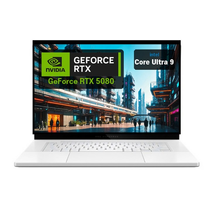 에이수스 2025 ROG 제피러스 G16 코어Ultra9 인텔 2세대 지포스 RTX 5080, Platinum White, 1TB, 64GB, WIN11 Pro, GU605CWQR116W