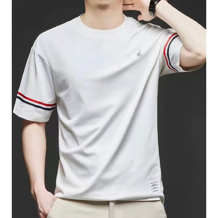 빈폴 자수 라운드넥 반팔 시쳐스