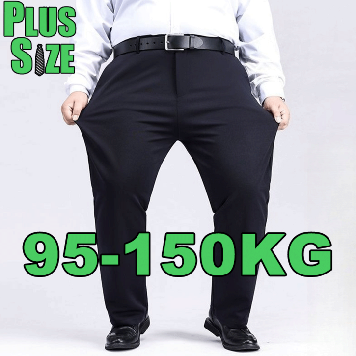 남자 정장바지 빅사이즈 작업복바지 스판 슬랙스 44 46 48 50 52 라지검정색 남자캐주얼 사계절 편한 빅사이즈 스판 남자바지