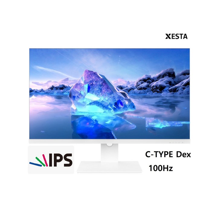클라인즈 LG IPS사용 27인치 모니터 100Hz C타입 Dex지원 화이트, KXM2700FH75 화이트, 69cm
