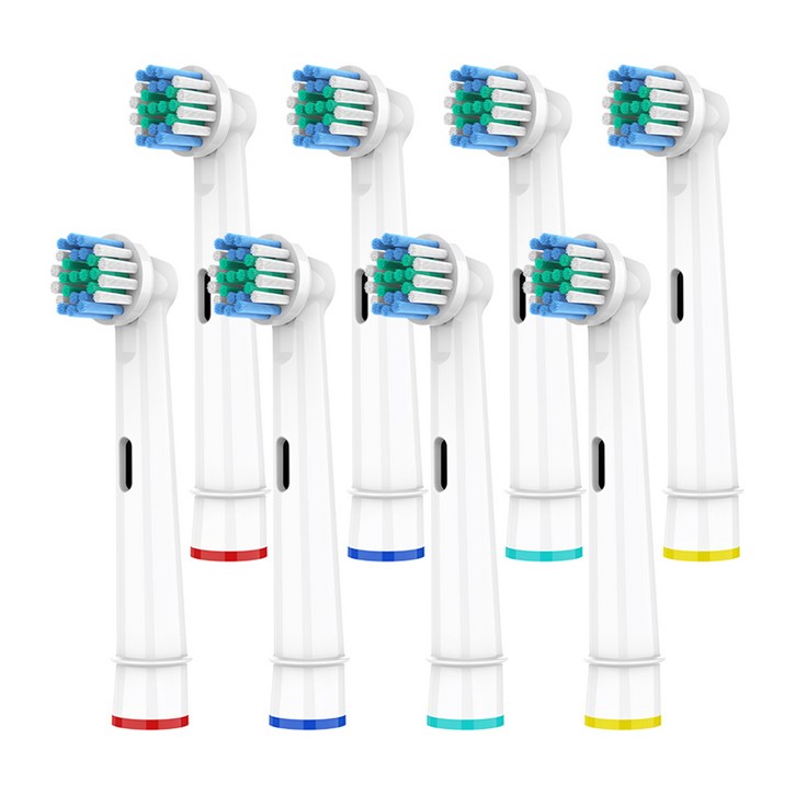 오랄비 브라운 호환 전동 칫솔모 리필모, 2세트, 칫솔모 4개