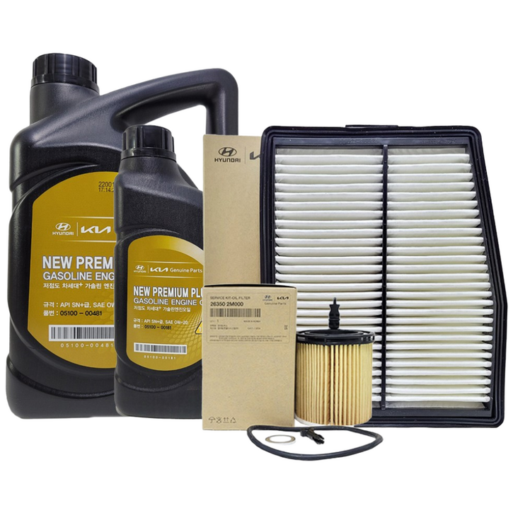 쏘렌토 MQ4 1.6 하이브리드 순정 엔진오일세트