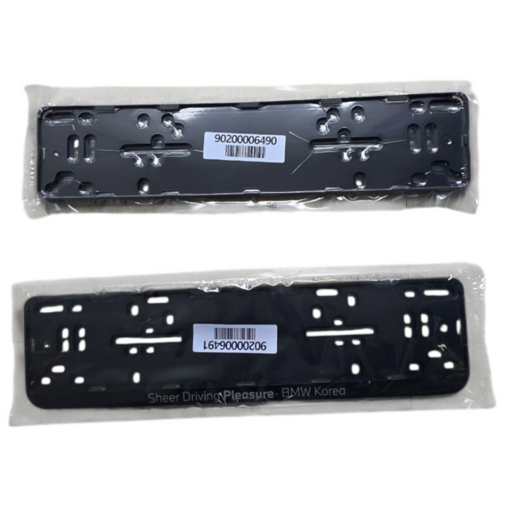 BMW 번호판가드 정품 천공 비천공 전차종 공용, 전면후면, 1세트
