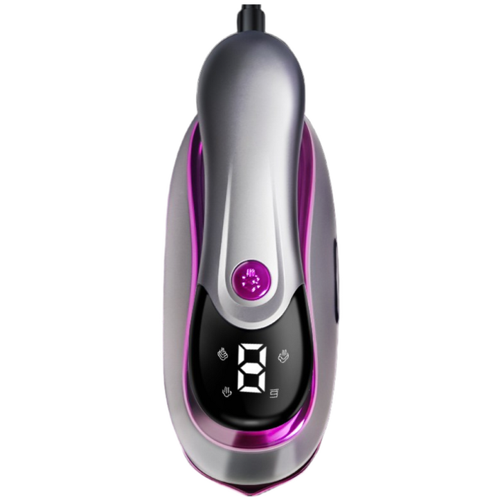 국내발송RichMagic 200ml 대용량 휴대용 다리미 4가지 온도 조절, 그레이퍼플