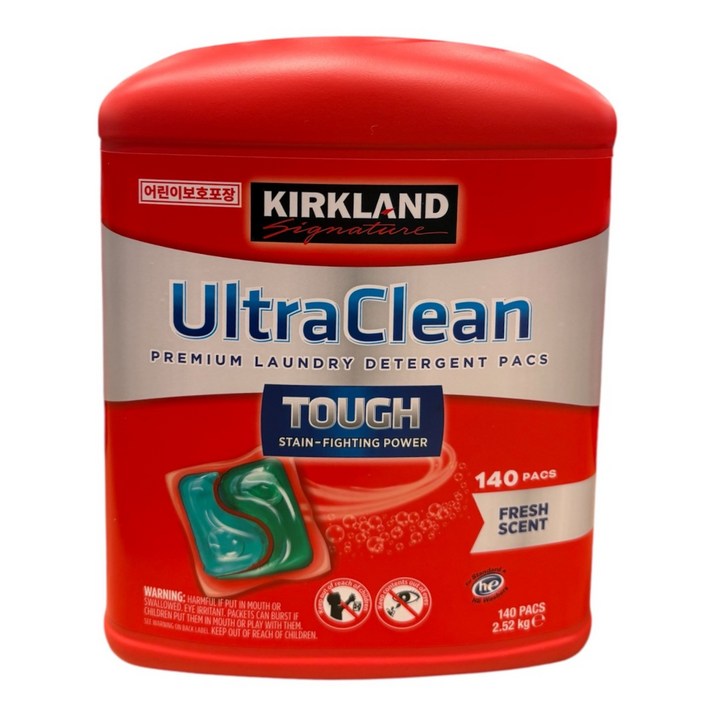 커클랜드 시그니처 커클랜드 울트라클린팩세제 140PC