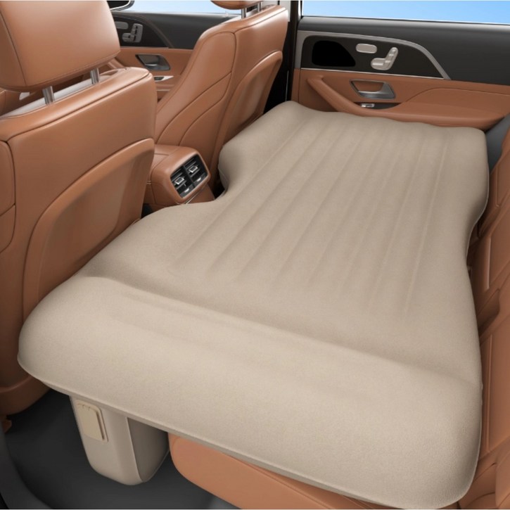 자동차 뒷좌석 자충 에어 매트 펌프일체형