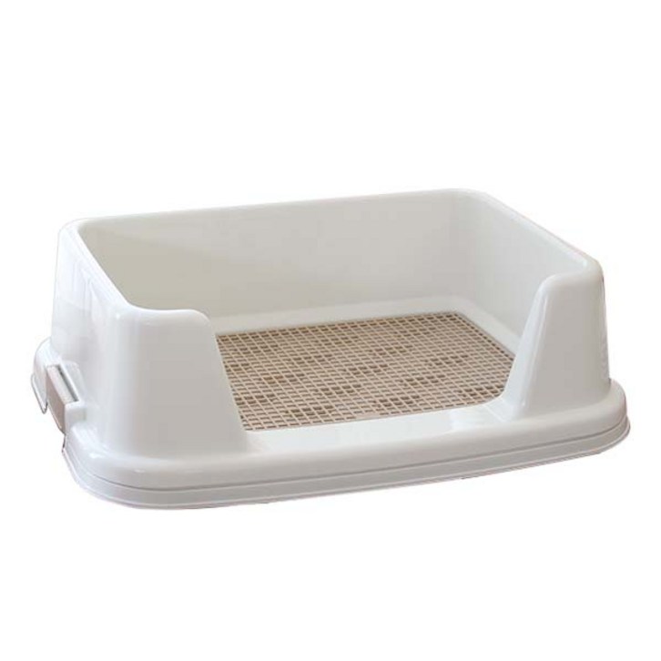 아이리스 프라이빗 벽면형 강아지 배변판 중형 TRT500, 화이트, 1개