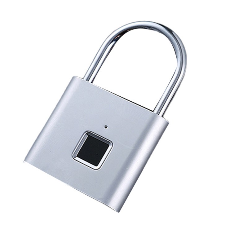 치프몰 지문인식 스마트 자물쇠 은색 3010