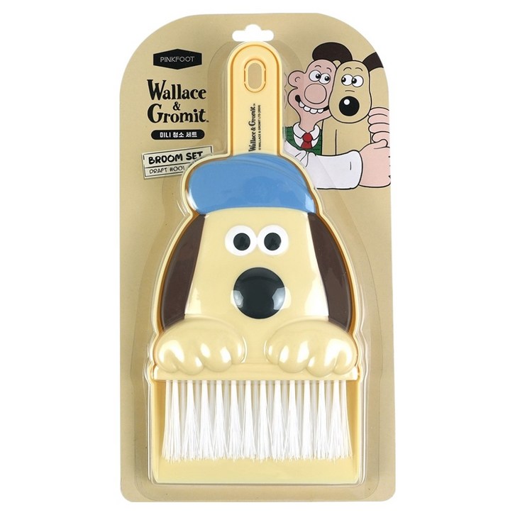 핑크풋 학교준비물 월레스와 그로밋 지우개 청소세트