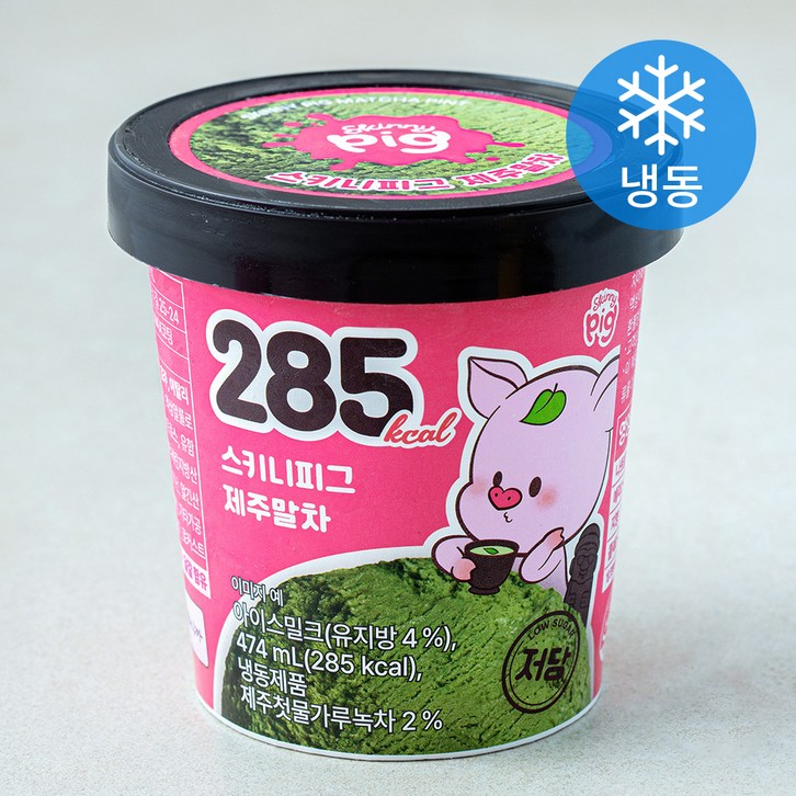 스키니피그 제주말차 컵 아이스밀크 냉동, 1개, 1개입, 474ml