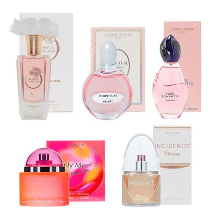 유지인의 프랑스향수 시즌13 전구성 100ml 5종 (블랑카판타지+인시던스블로썸+온리미패션+퓨어로맨틱+퍼페츄얼실버펄), 1세트