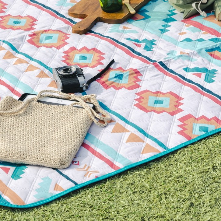 온다온 피크닉매트 푹신한 방수 돗자리 캠핑, 민트