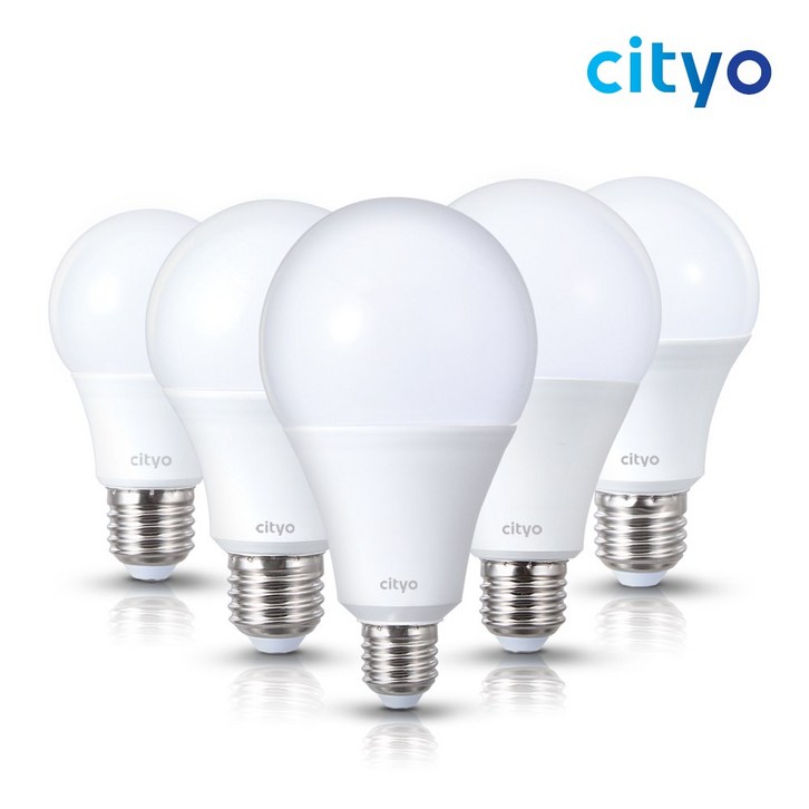 씨티오 LED 전구 램프 벌브 8W 10W 12W 15W 20W 주광색 전구색, 주광색, 1개 - 쇼핑뉴스