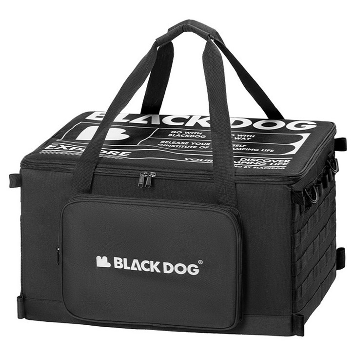 BLACKDOG CW택티컬 다용도 캠핑 멀티백 51L CBD2450XB016, 1개, 나이트 블랙