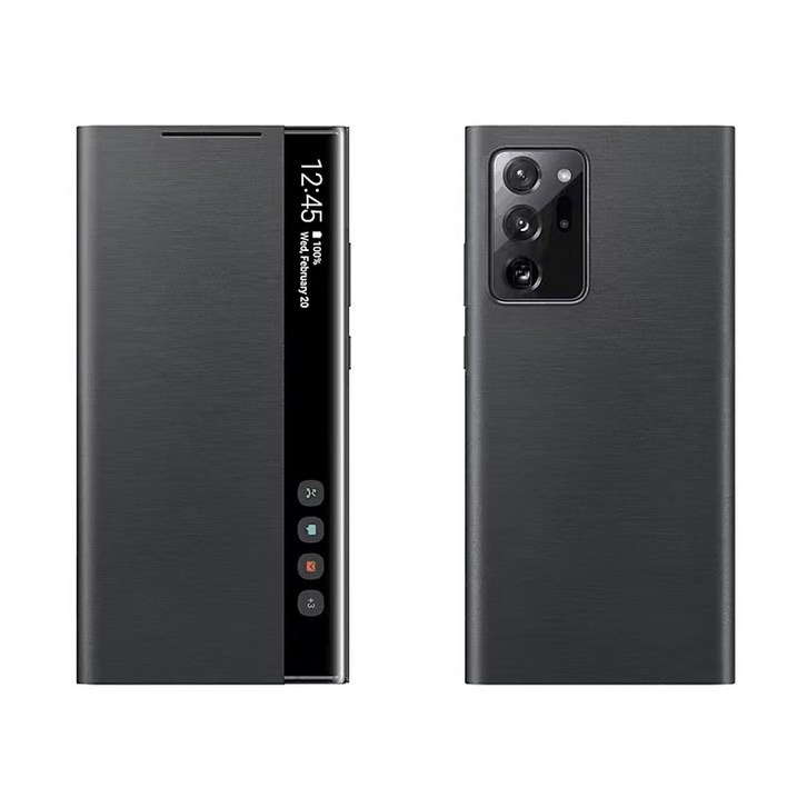 니나 갤럭시 노트20노트20울트라 클리어 뷰 플립 커버 휴대폰 케이스