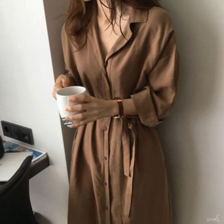 [무배]여자 트렌치 코드 외투 아우터 가을 자켓 2컬러 - 쇼핑뉴스