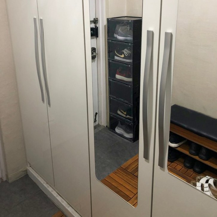 대형 모칸도 아크릴 거울 30X90cm 모서리 라운드형 접착식 DIY거울 두께 2mm, 모서리라운드 30X90 2mm