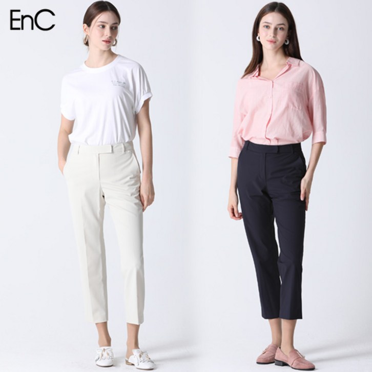 EnC 일자핏 나일론 팬츠택가격199000원
