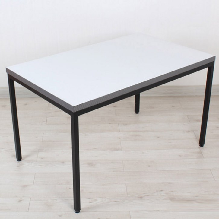 식당테이블 700×1000 4인 업소용 식탁 사각 카페 탁자 거실테이블 주문제작 스틸프레임 30각검정다리 lpm상판 높이변경가능 다리색상변경가능화이트 실버 골드 진골드 진그레이