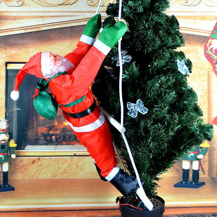 국내발송 초대형 벽타는 사다리 산타 90cm 크리스마스 트리 장식
