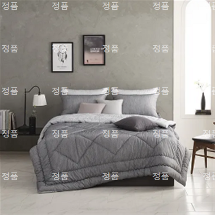 알레르망 데런2 차렵이불 D 4종세트 그레이리버서블