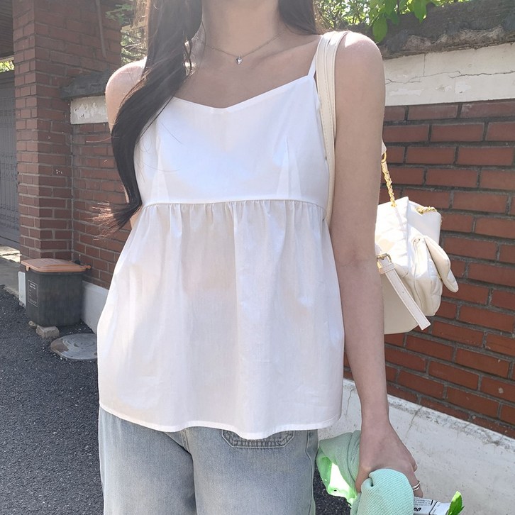 뉴데이여행룩L사이즈추가여성 캐주얼 나시 블라우스 뉴데이여행룩L사이즈추가여성 캐주얼 나시 블라우스