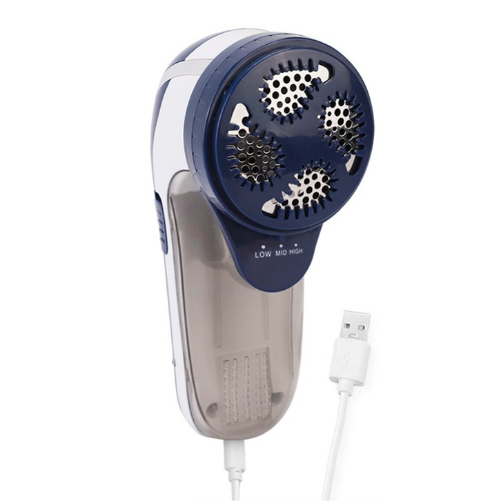 아이프리 USB 충전식 6중날 세탁소용 유무선 보풀제거기