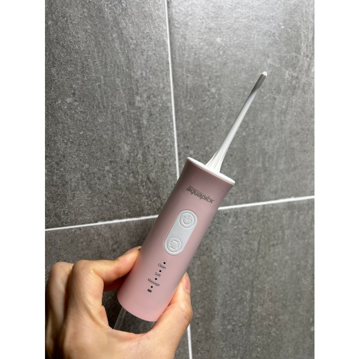 슈퍼적립 최대 10N배송 아쿠아픽 AQ205 구강세정기 휴대용 무선 치아 물치실 칫솔 치간 세척기