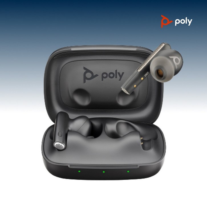 Poly 플랜트로닉스 보이저 프리 60 노이즈캔슬링 무선 스마트 케이스 블루투스 이어폰, 보이저 프리 60+RHA동글(사은품) 20230829