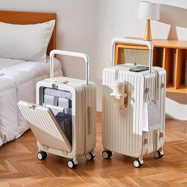 캐리어 넓은 손잡이 대용량 여행용 캐리어 기내용캐리어 24인치 20인치 프론트 위탁수화물 캐리어 노트북 수납이 가능한