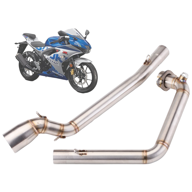 전면 링크 파이프 전체 배기 시스템 수정, GSXR150 GSX S150 gsxr125 용 오토바이 탈출, 05 TYPEI