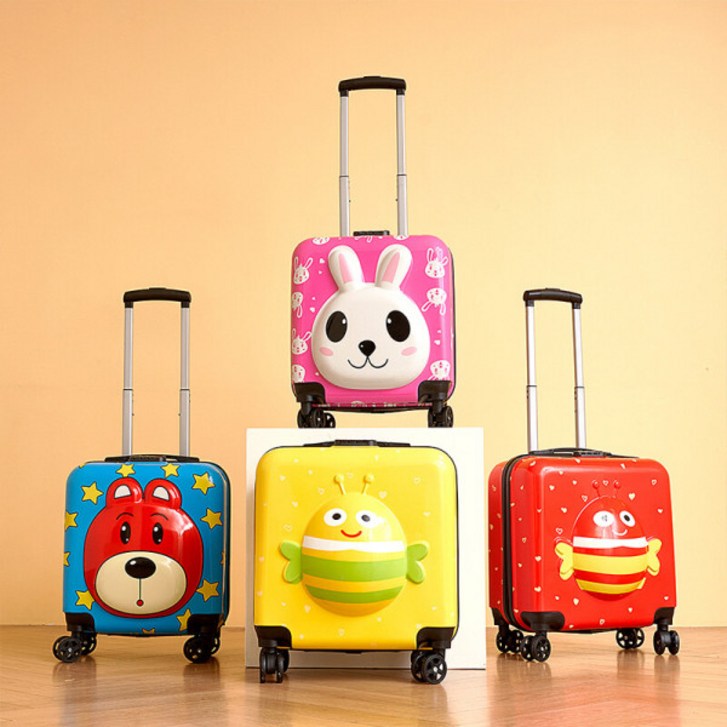 어린이 캐리어 유아 여행 가방 18인치 동물 캐릭터 가방