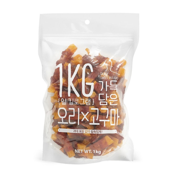 슈퍼츄 일킬로그램 가득 담은 강아지 육포 1kg