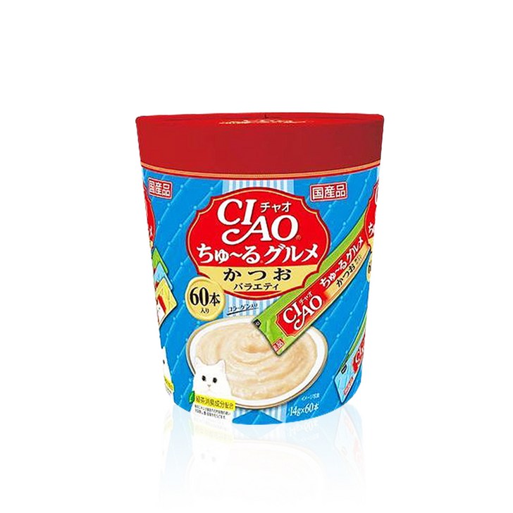 챠오츄르 버라이어티 짜먹는 고양이 간식 60p