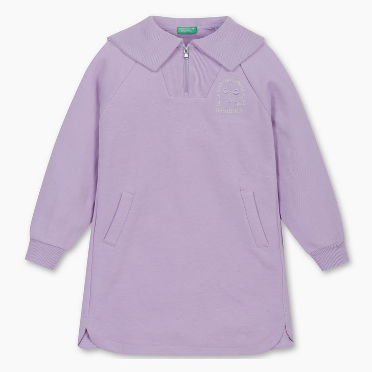 베네통키즈 아동용 양면 피케 원피스 QAOP01441VO