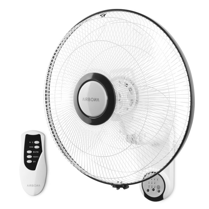 에어보나 리모컨 벽걸이 선풍기 AB09WFR, AB09WFR