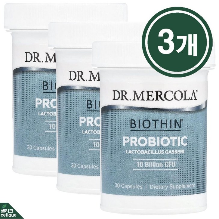 닥터머콜라 바이오씬 유산균 락토바실러스 가세리 250mg 30캡슐X3개
