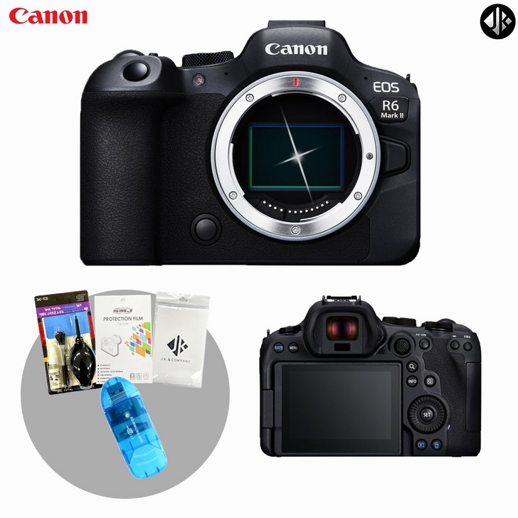 포토리뷰이벤트 캐논 EOS R6 Mark II BODY액정보호필름융청소도구리더기 WJK