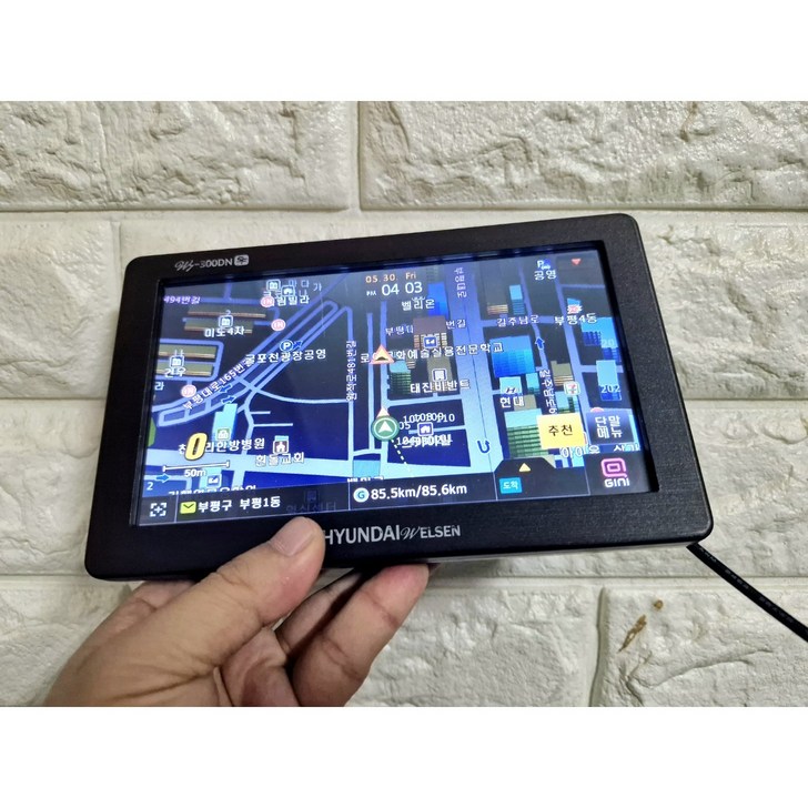 중고 현대웰슨 W7300DN SF 지니맵 2D 8GB 7인치 내비게이션