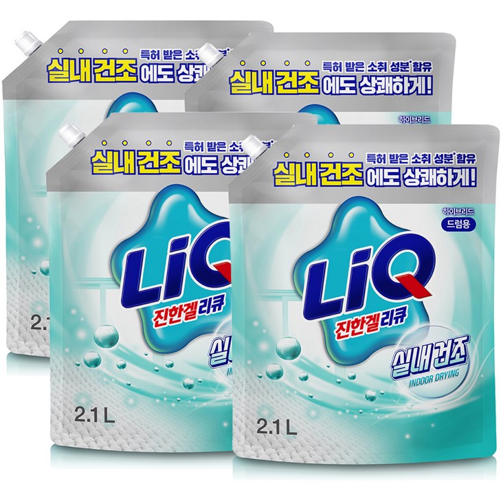 리큐 진한겔 하이브리드 실내건조 드럼용 액체세제 리필 리큐 진한겔 하이브리드 실내건조 드럼용 액체세제 리필