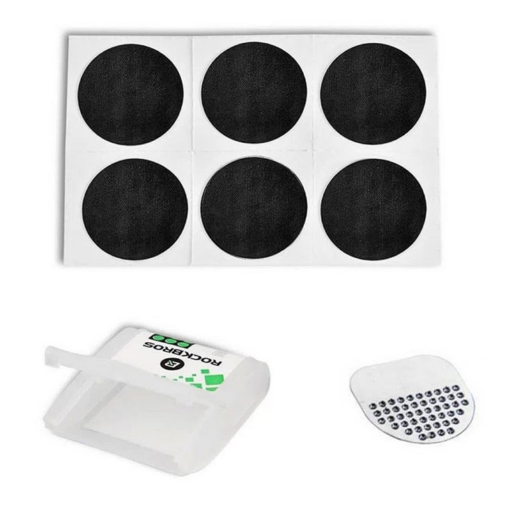 락브로스 자전거 펑크 패치 6p  연마 시트  케이스 세트 GJ2001