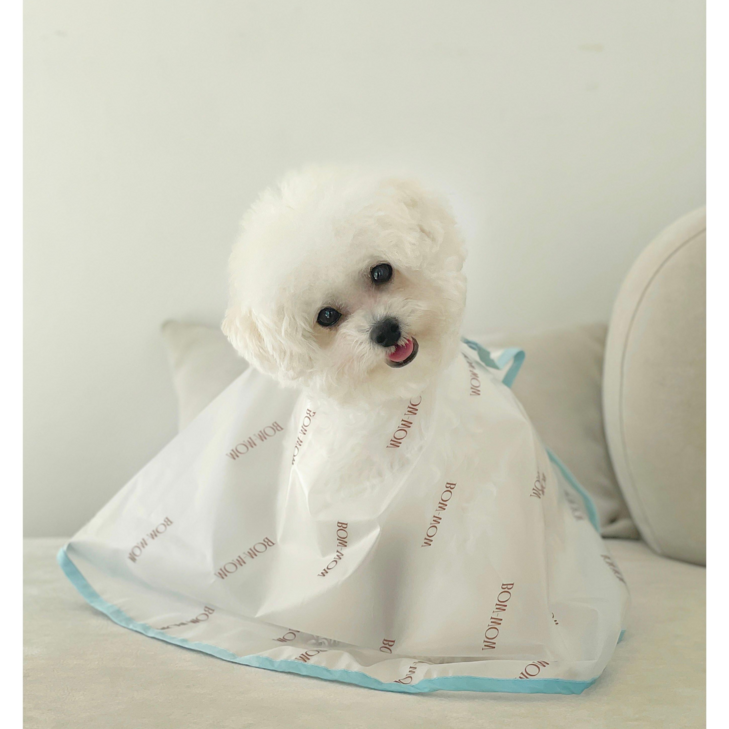 강아지 세안보 세수 눈물관리 셀프미용, 블루