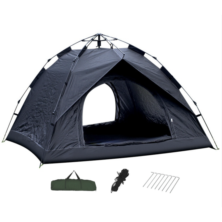 원터치 텐트 캠핑 그늘막 텐트 캠핑 텐트 휴대하기 쉽고 수납이 간편하며
