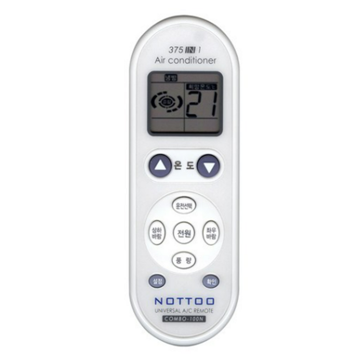 NOTTOO 통합형 리모컨 COMBO100N, 1개 NOTTOO 통합형 리모컨 COMBO100N, 1개