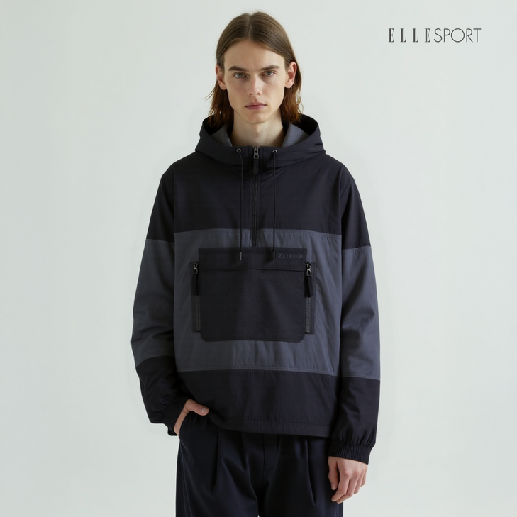 ELLE 엘르스포츠 남여공용 아노락 바람막이 ELLE 엘르스포츠 남여공용 아노락 바람막이