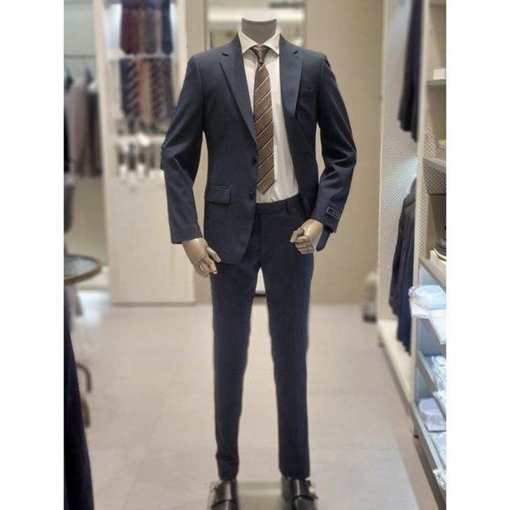 본 BON 인디고 그린 옴브레 정장 수트 BN2SJA520GR